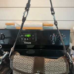 Coach Signature Brown Soho Shoulder Bag with Wallet